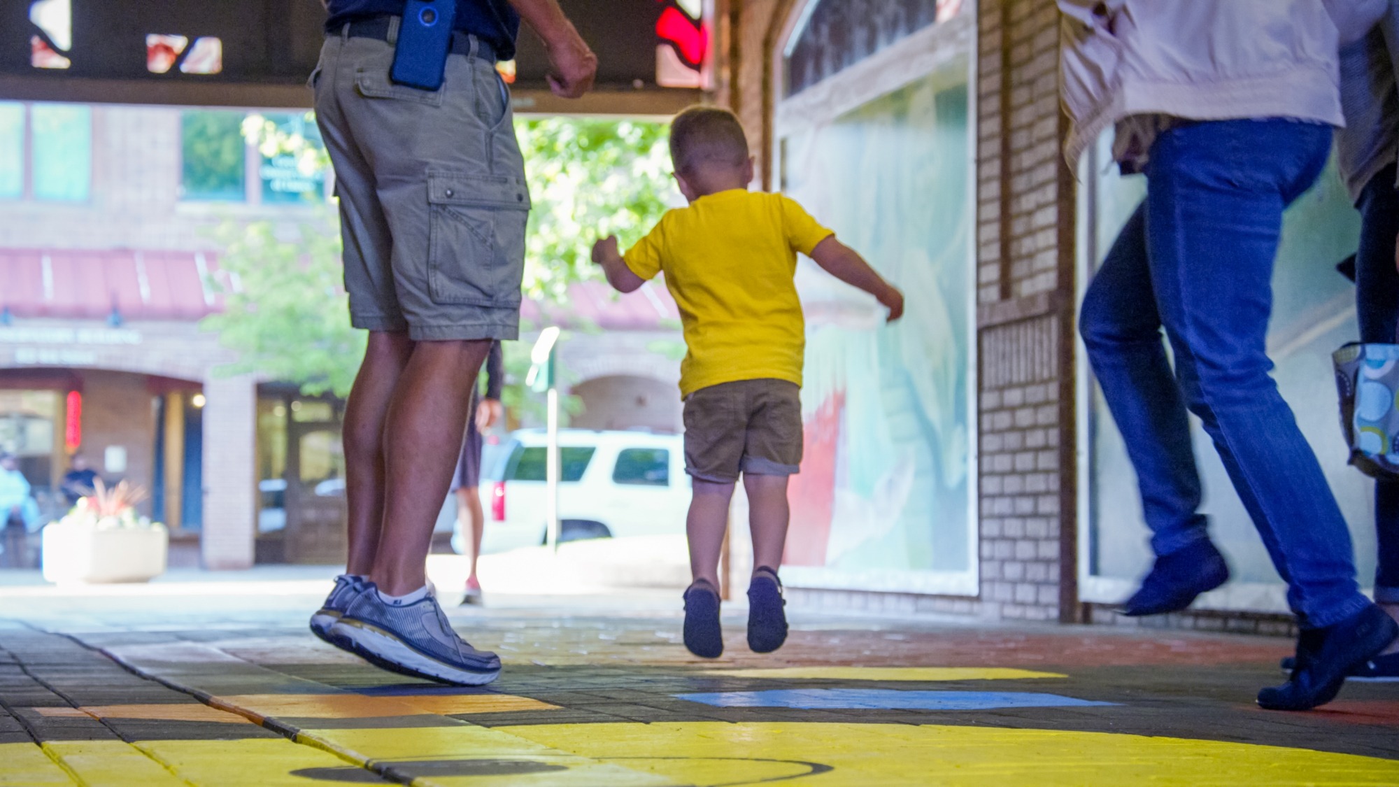 Musical Hopscotch in use