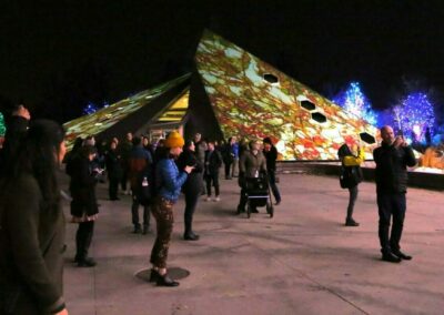 Alt Ethos Projection Mapping at Botanic Gardens Pyramid